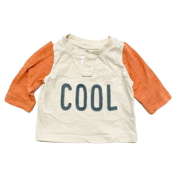 BABY Gap Cool Long Sleeve Henley Shirt - Picture 1 of 3